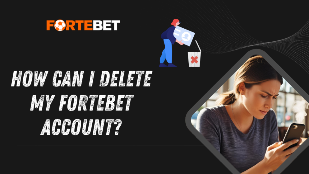 How can I delete my ForteBet account?